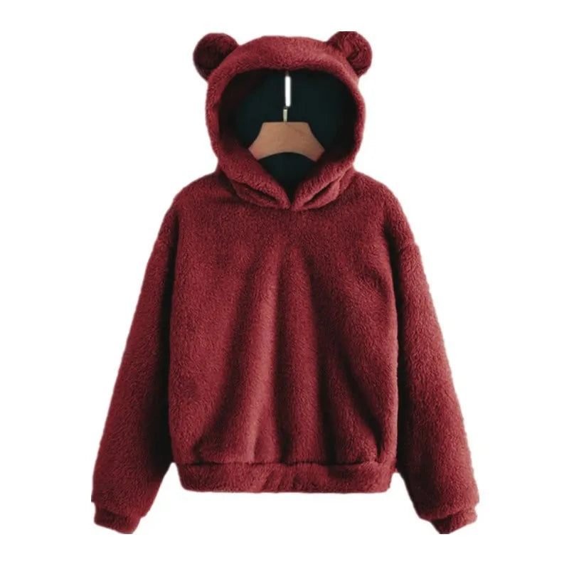 Stylish Bear Hoodie for Women