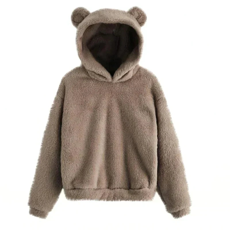 Stylish Bear Hoodie for Women