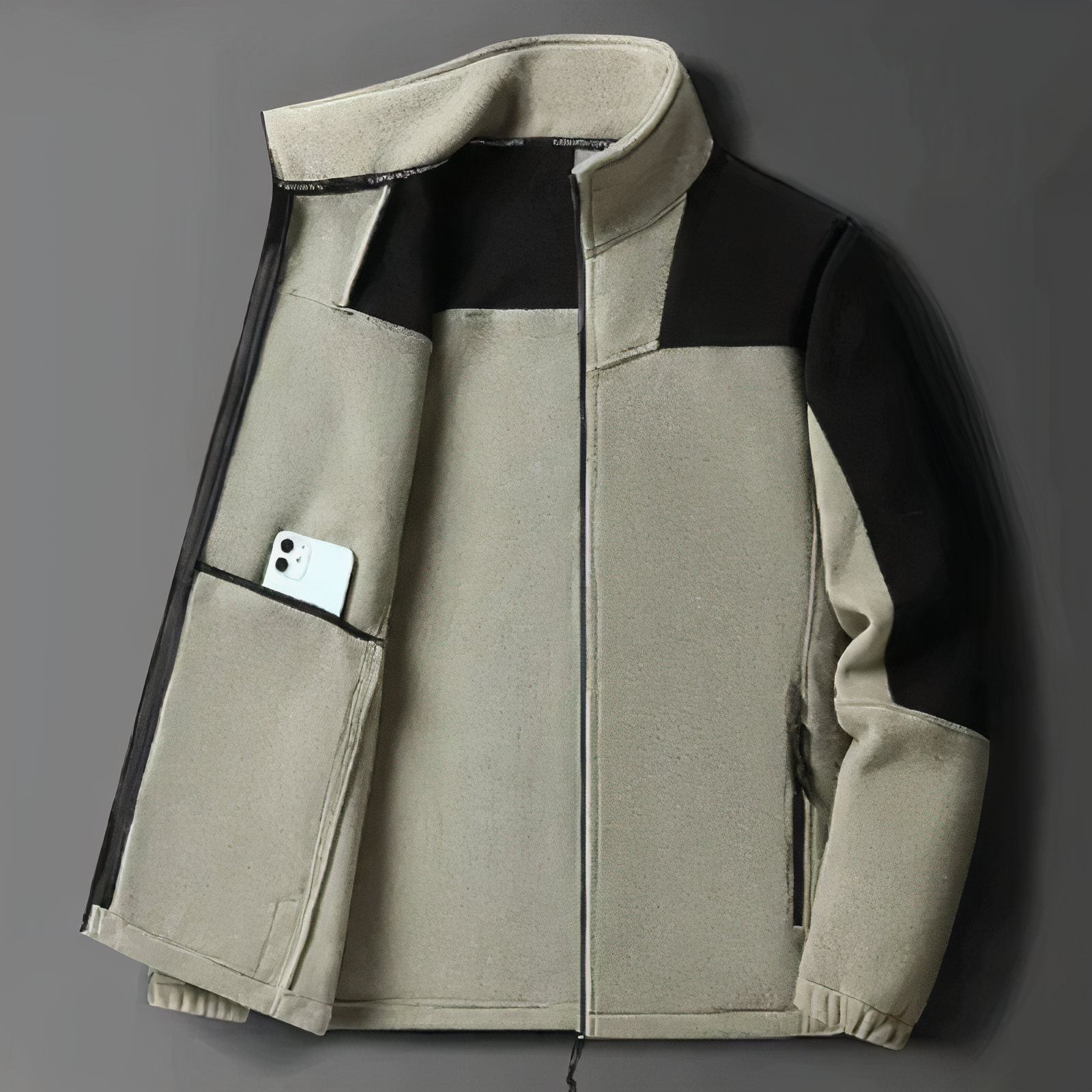 Damen Fleecejacke Bequem Atmungsaktiv - IdealeKleiden