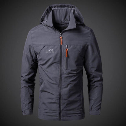 Men's Waterproof and Windproof Outdoor Rain Jacket