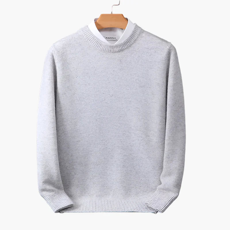 Elegant Business Sweater with Collar