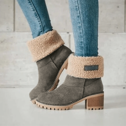 Winter Boots Lined Warm