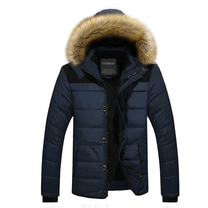 Women's Winter Parka Fur Collar Hood