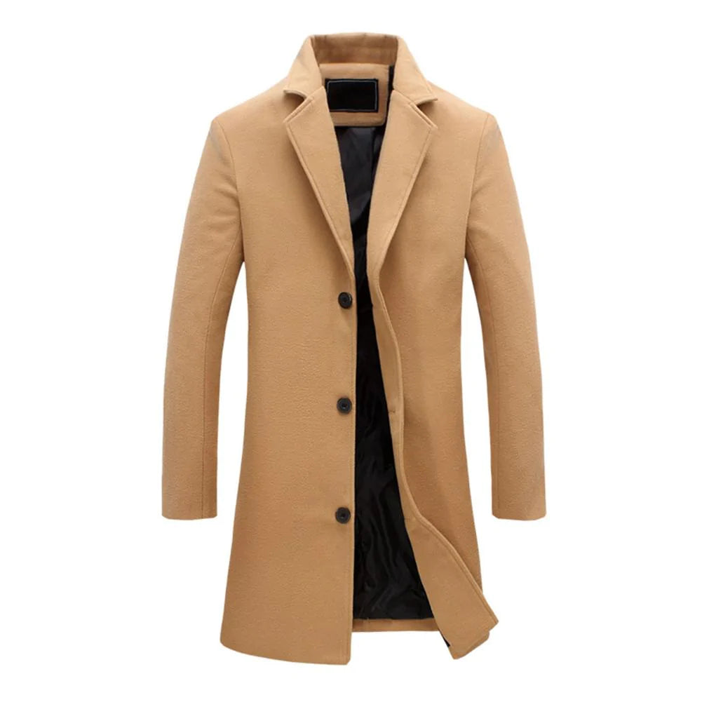 Women's Overcoat Wool Blend Elegant