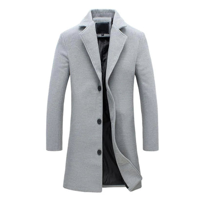 Women's Overcoat Wool Blend Elegant