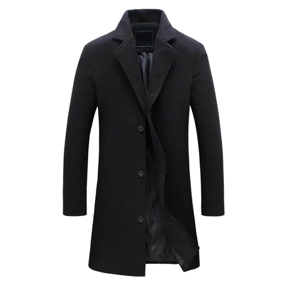 Women's Overcoat Wool Blend Elegant