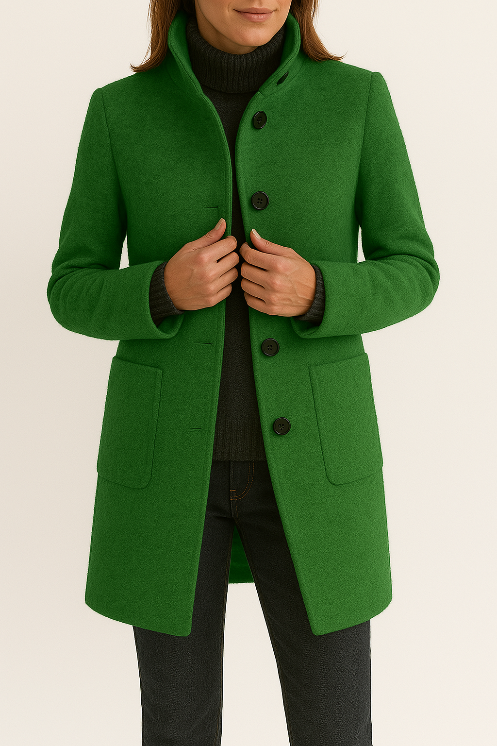 Stylish Wool Coat Women Isabella