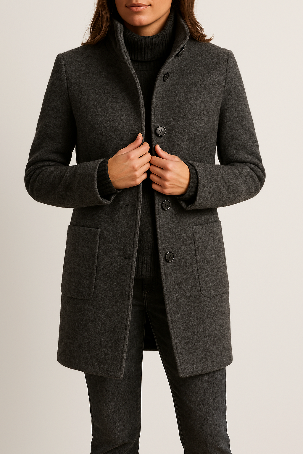 Stylish Wool Coat Women Isabella