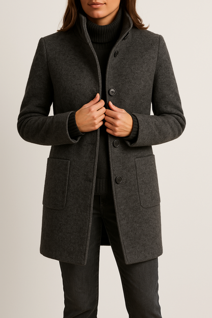 Stylish Wool Coat Women Isabella