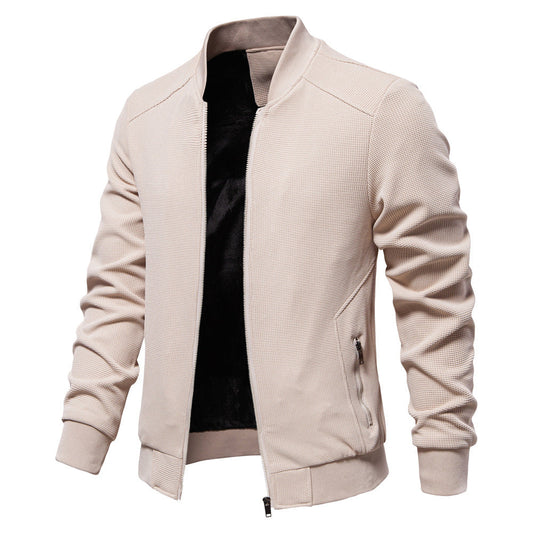 Stylische Herren Bomberjacke Zip Up - IdealeKleiden