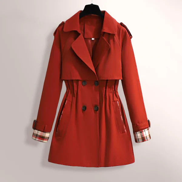 Stylish women's elegant rain coat