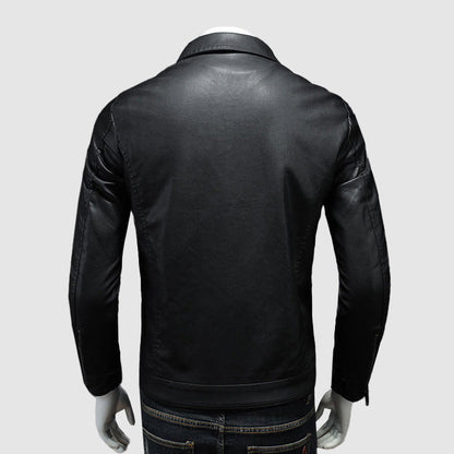 Frühlings Lederjacke Elegant Damen - IdealeKleiden