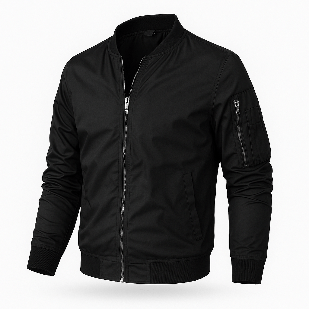 Stylish Bomber Jacket Modern Urban Style