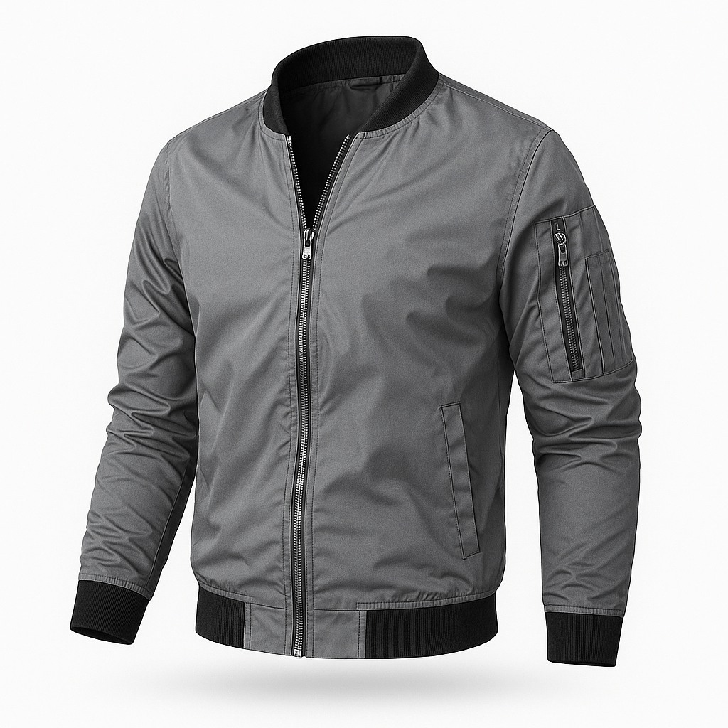 Stylish Bomber Jacket Modern Urban Style