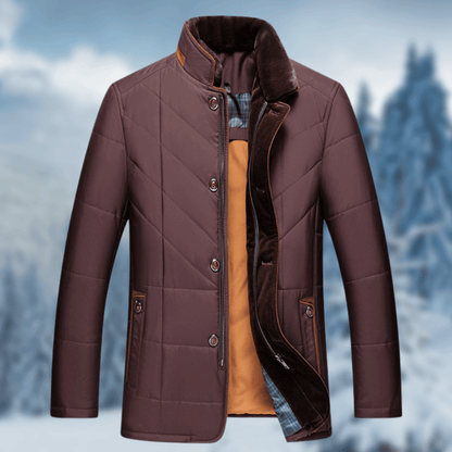 Long Quilted Winter Jacket Warm and Stylish