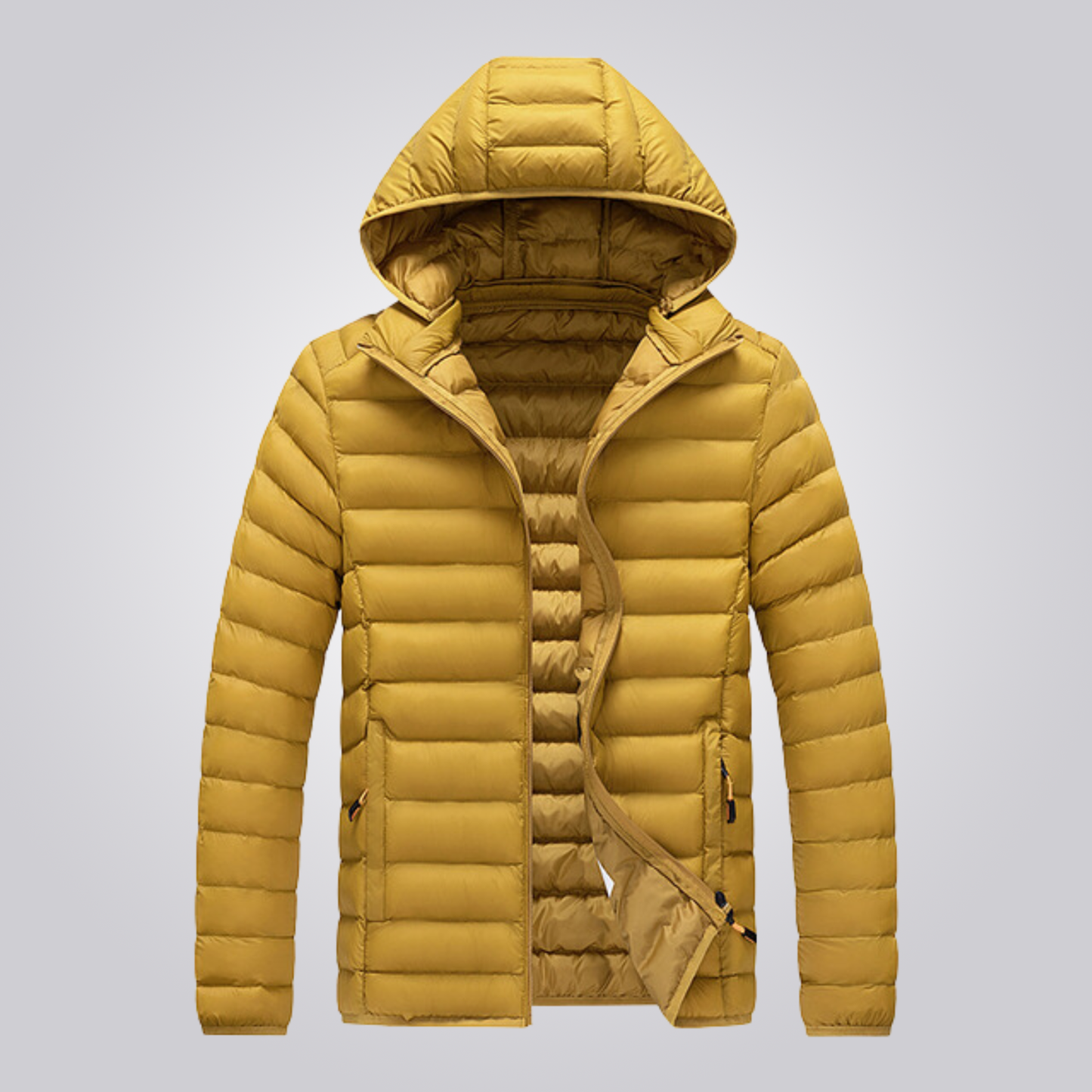 Quilted Women's Winter Jacket Detachable Hood