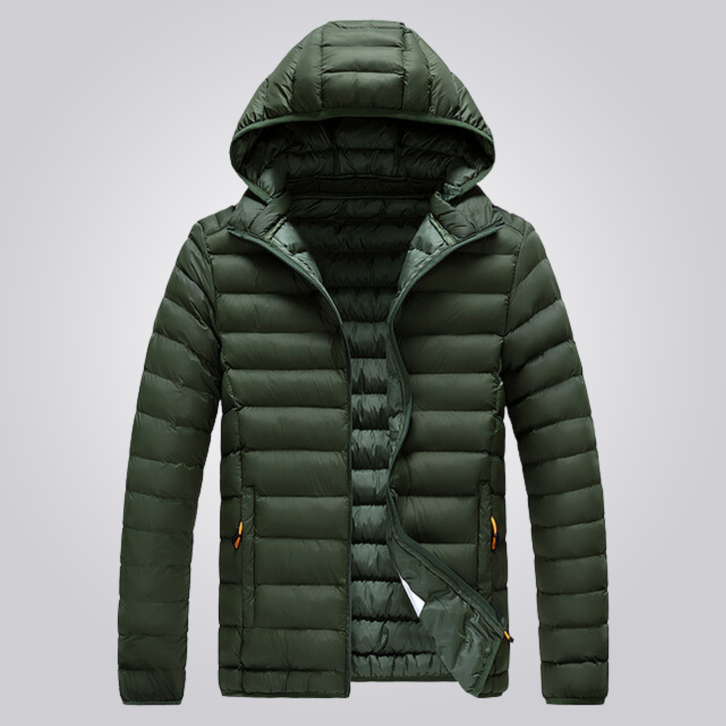 Quilted Women's Winter Jacket Detachable Hood