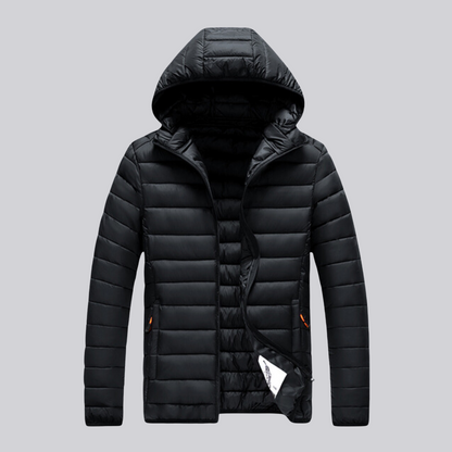 Quilted Women's Winter Jacket Detachable Hood