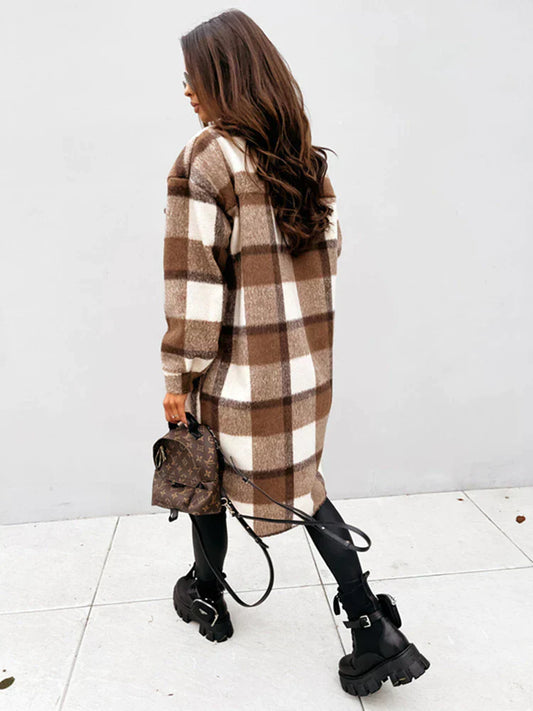 Karierte Herrenjacke Lässig Chic - IdealeKleiden