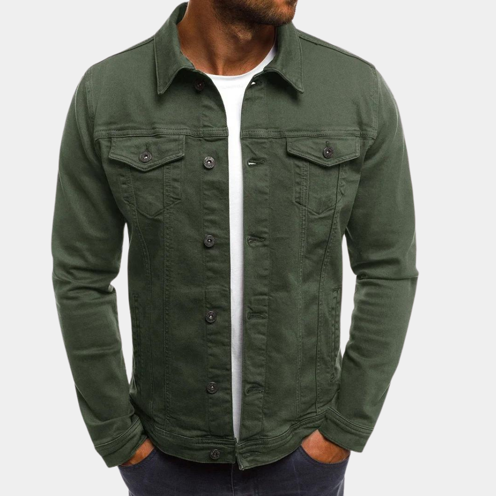 Herren Jeansjacke Sommer Trendy - IdealeKleiden