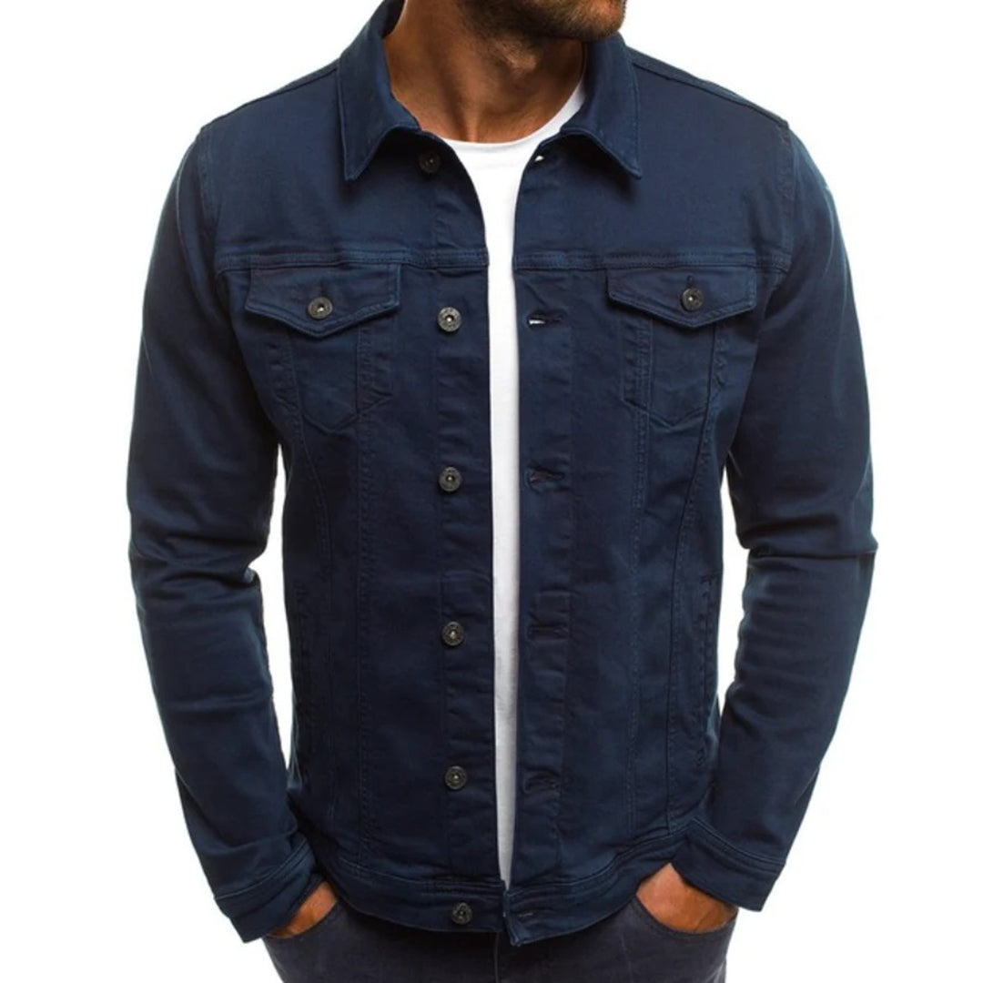 Men's Slim Fit Denim Jacket Summer