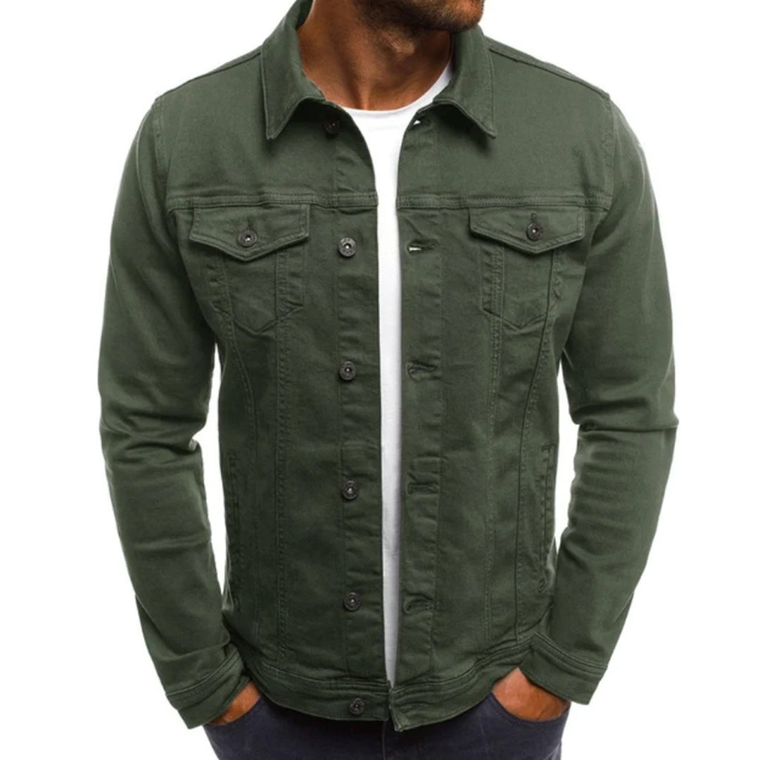 Men's Slim Fit Denim Jacket Summer