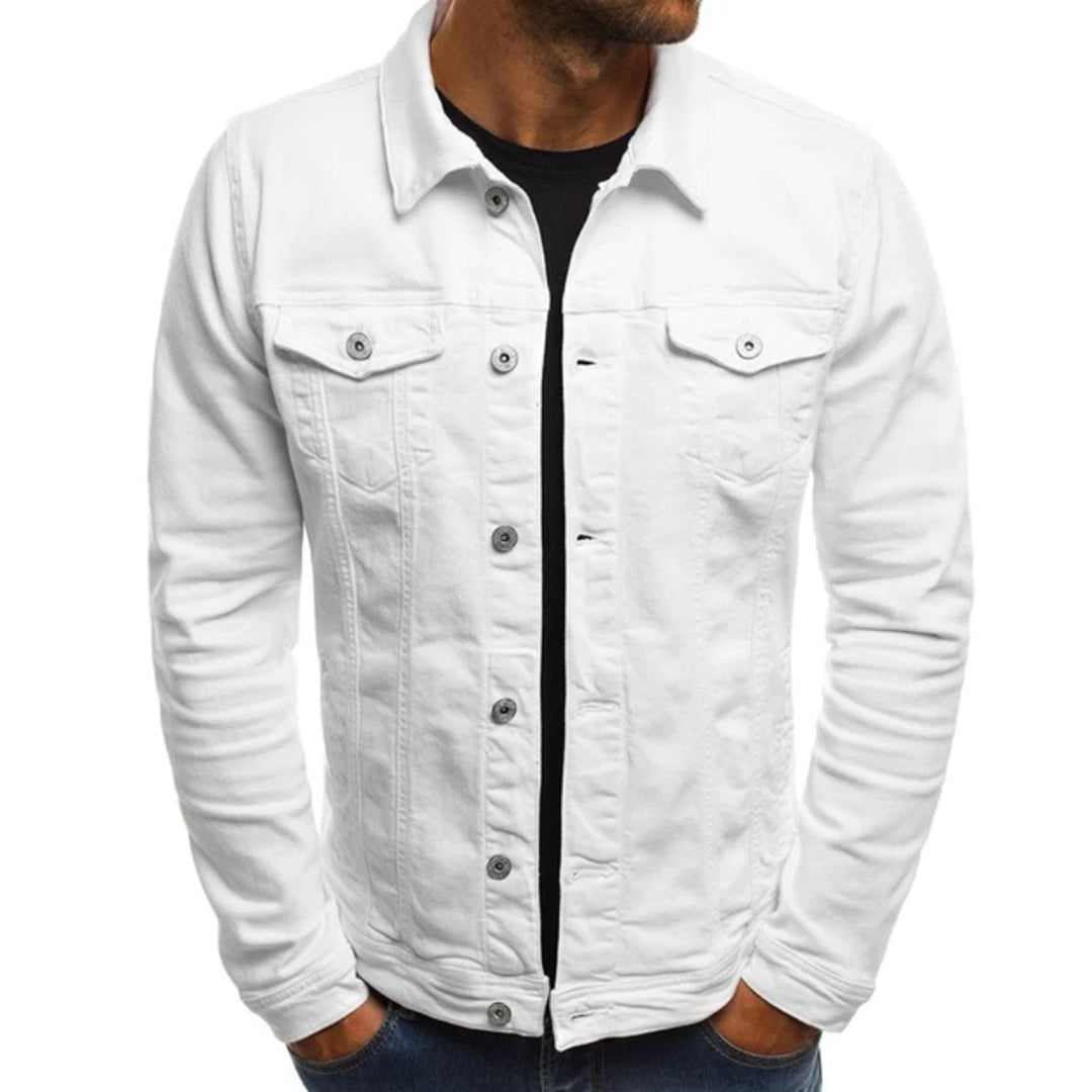 Men's Slim Fit Denim Jacket Summer