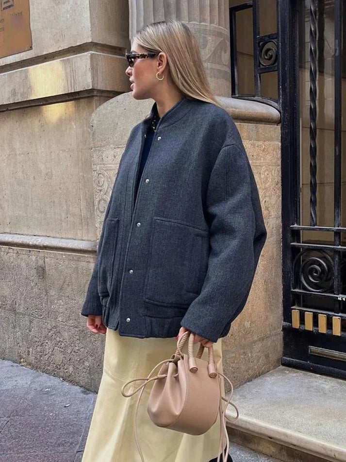 Fashionable Women's Plus Size Jacket
