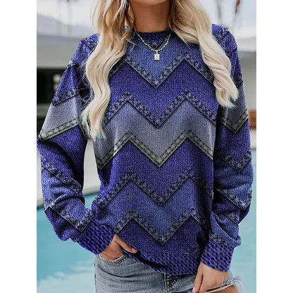 Trendy Pullover With Motif Print
