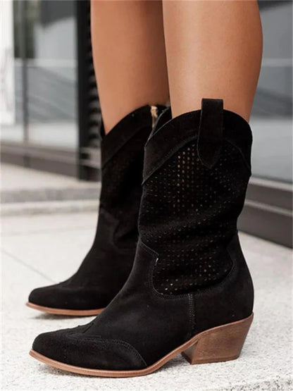 White Women's Cowboy Boots