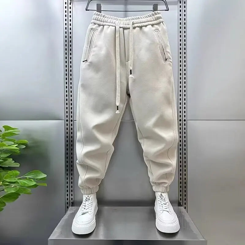 Men's Elastic Drawstring Jogger Sweatpants