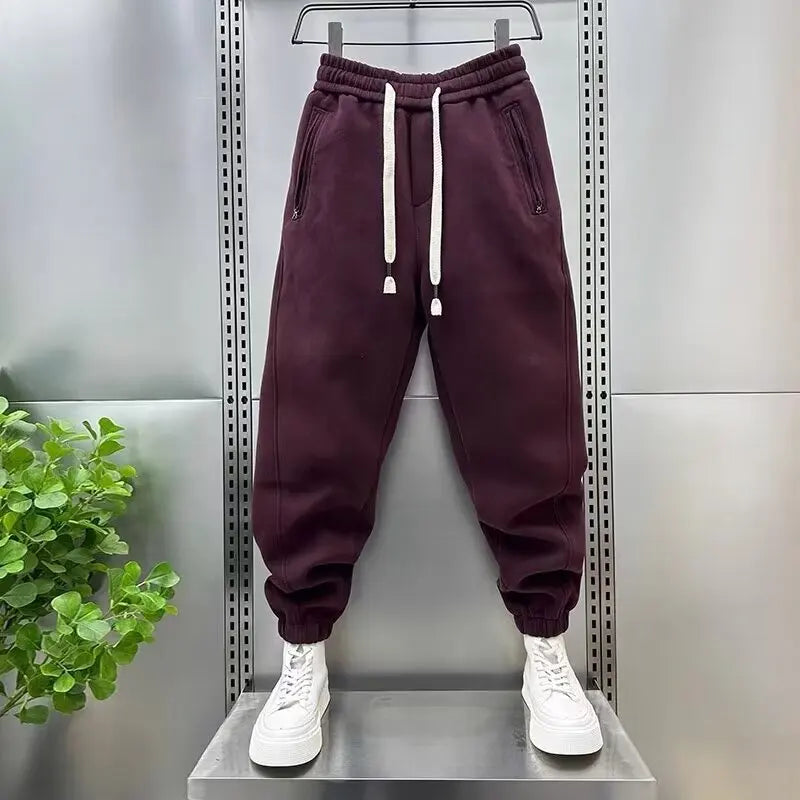 Elastische Herren-Jogger Sweatpants mit Kordelzug - IdealeKleiden