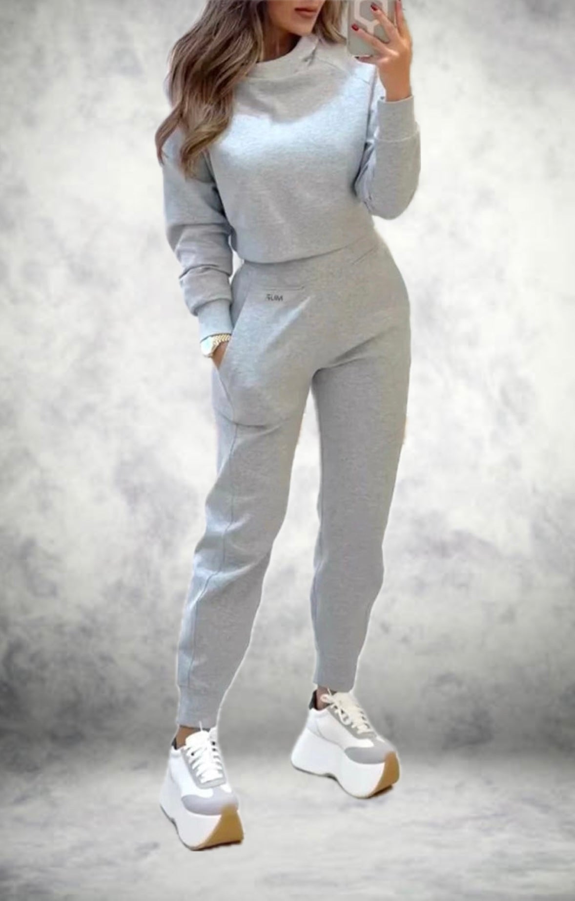 Stylish Tracksuit for Women Long Sleeve High Waist Pants