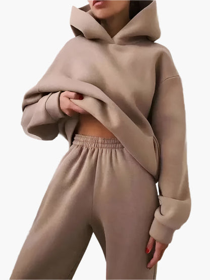 Kapuzenpullover Set Warm Bequem