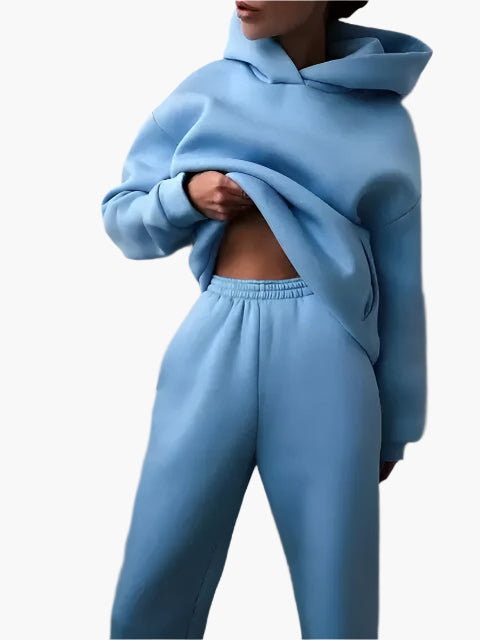 Kapuzenpullover Set Warm Bequem
