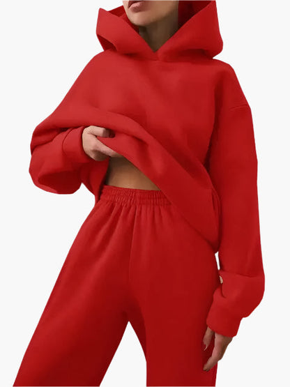 Kapuzenpullover Set Warm Bequem