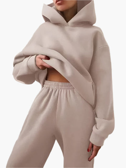 Kapuzenpullover Set Warm Bequem