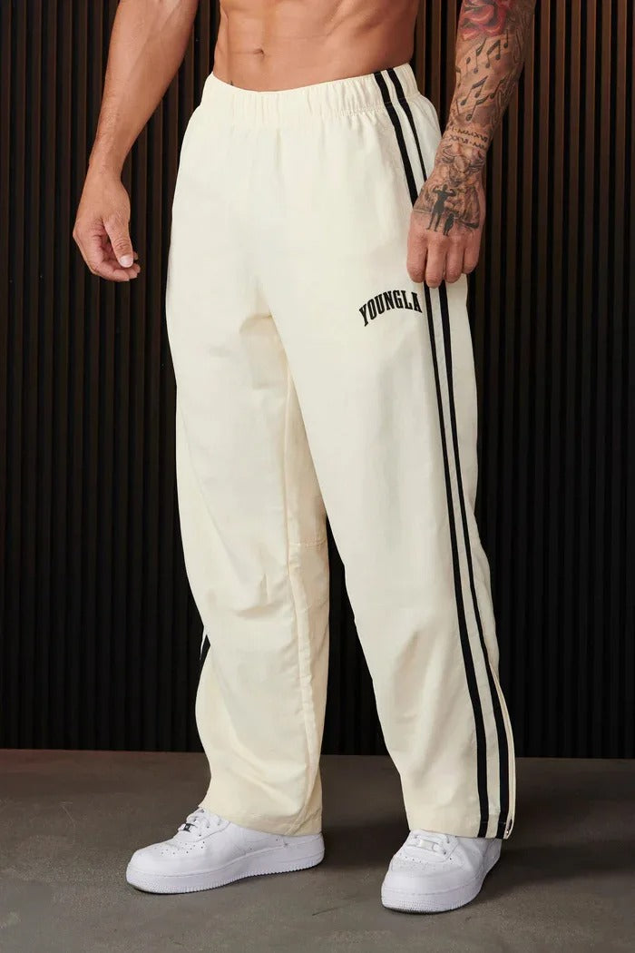 Men's Joggers Striped Elastic
