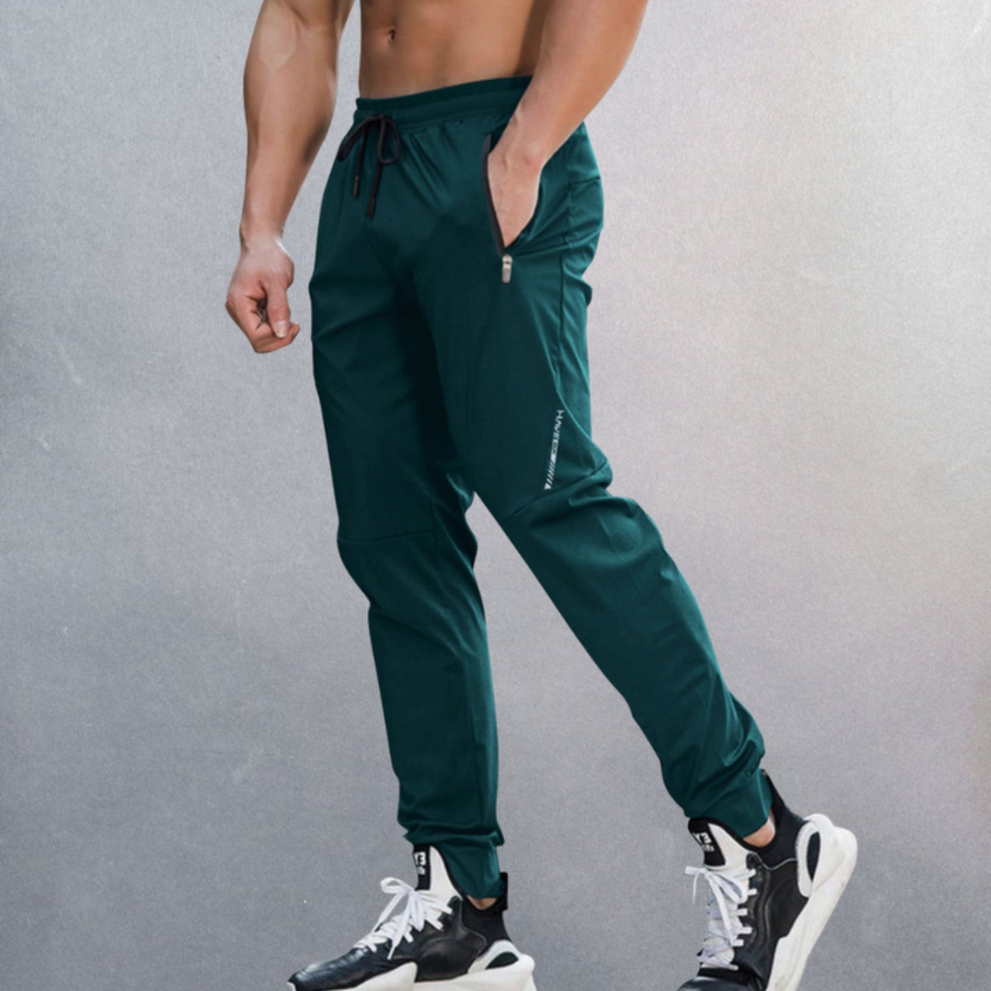 Comfortable Drawstring Jogging Pants Light