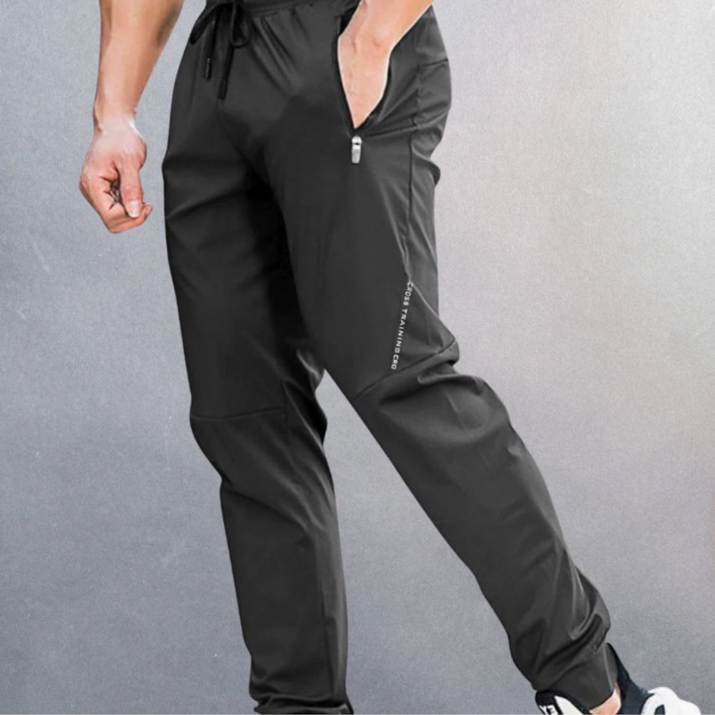 Comfortable Drawstring Jogging Pants Light