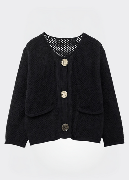 Women's Soft Cardigan with Buttons