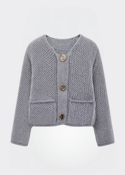 Women's Soft Cardigan with Buttons