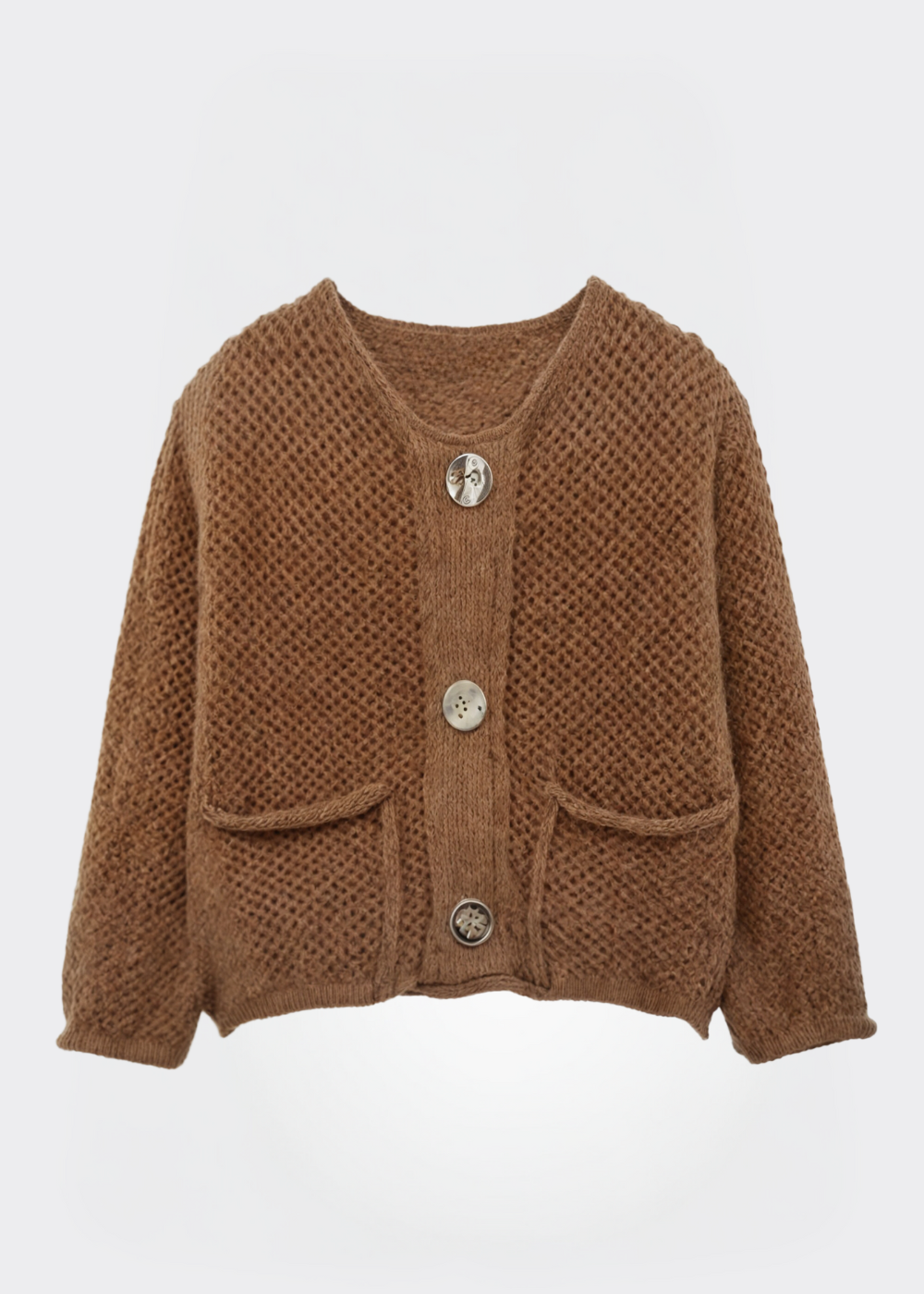 Women's Soft Cardigan with Buttons
