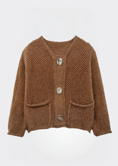 Women's Soft Cardigan with Buttons