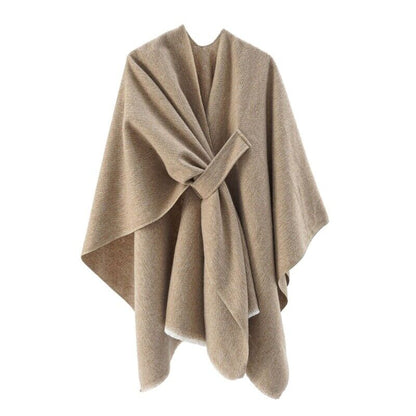 Cashmere Poncho Elegant Women's Fashion