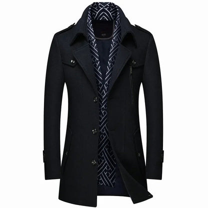 Herren Winterjacke Elegant Isoliert