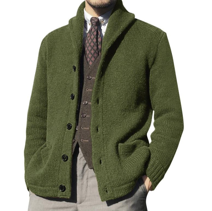 Stylish Men's Classic Knitted Jacket