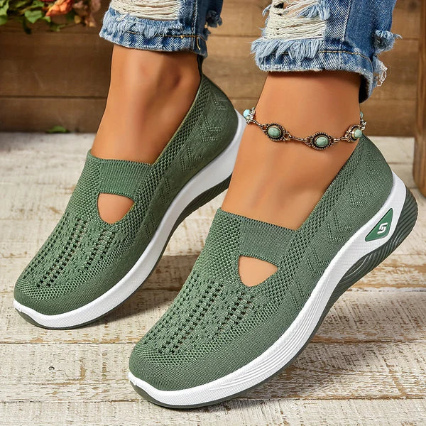 Women's Slip-On Sneakers Comfortable Knit