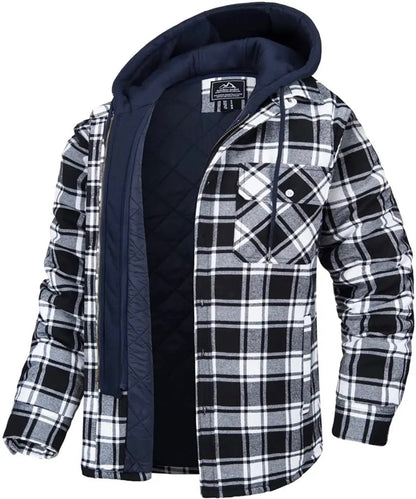 Men's Plaid Warm Winter Jacket