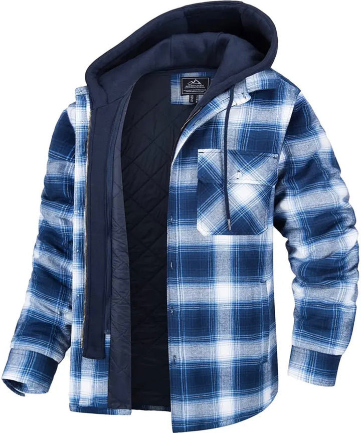 Karo Herrenjacke Warm Winter - IdealeKleiden